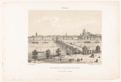 ロワール左岸からのオルレアンの眺め オルレアン。 Vue Prize de la rive gauche de la Loire (オブジェクトのタイトル) 現代フランス（シリーズタイトル） La France de nos jours (オブジェクトのシリーズ タイトル) 作： Leon Auguste Asselineau