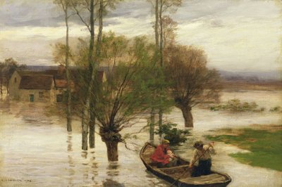 洪水 作： Leon Augustin Lhermitte