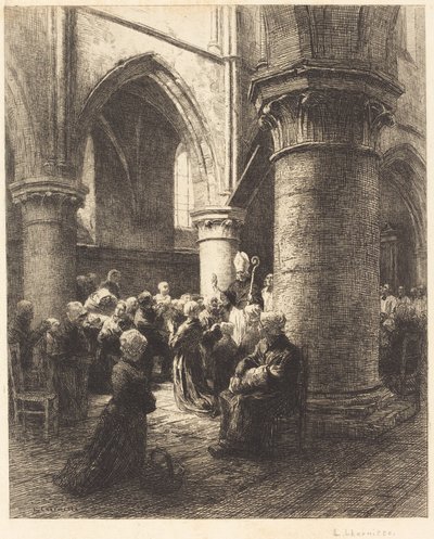 聖公会の訪問 作： Leon Augustin Lhermitte