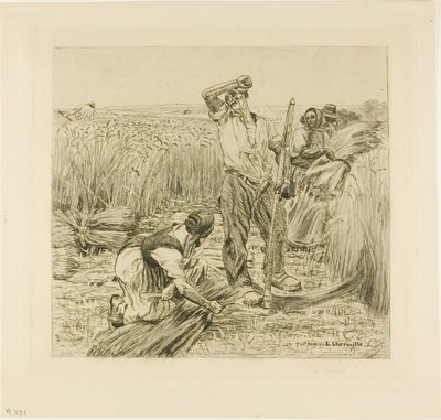 収穫 作： Leon Augustin Lhermitte
