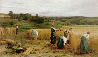 収穫、1874 作： Leon Augustin Lhermitte
