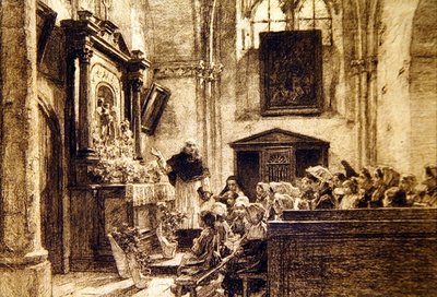 メリーさんのチャーター月：5月 作： Leon Augustin Lhermitte