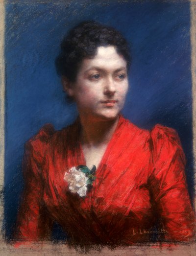 ランバート夫人、1889年 作： Leon Augustin Lhermitte