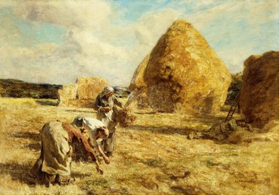 グリーナーズ、1912 作： Leon Augustin Lhermitte