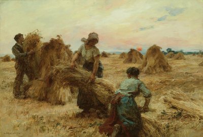 The Harvesters, 188889」です。 作： Leon Augustin Lhermitte