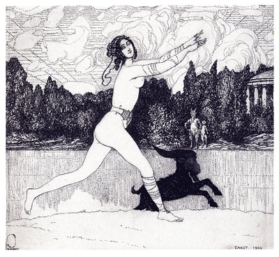 Ancient Vision magazine Zolotoe Runo 1906 no. 4, 1906 作： Leon Bakst