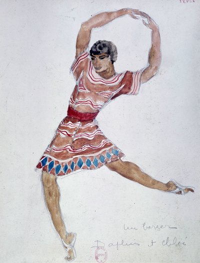 ミシェル・フォキーン作「ダフニスとクロエ」のバクスト衣装 作： Leon Bakst