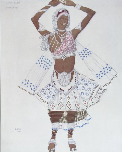 ハーンによるバレエブルーゴッドの衣装デザイン、1912 作： Leon Bakst