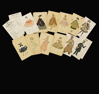 「LaFeedelaPoupees」のコスチュームデザイン 作： Leon Bakst