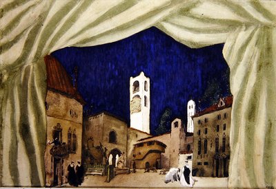 The Marchioness Hunting」のデザイン 作： Leon Bakst