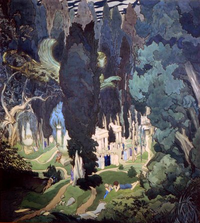 エリジウム、1906。 作： Leon Bakst