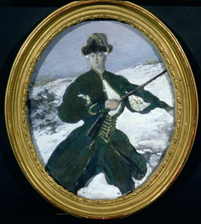 エリザベス皇后（1709-61）狩猟、1902 作： Leon Bakst