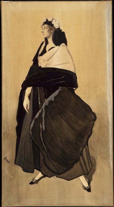 IdaRubinstein-ロシアのダンサーIdaRubinsteinの肖像 作： Leon Bakst