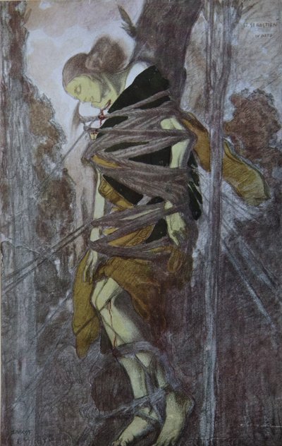 ガブリエレダヌッツィオ作 『聖セバスチャンの殉教』（1922年） 作： Leon Bakst