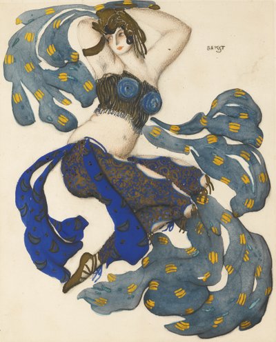 最新モデル 次の芸術家によるアート作品： Leon Bakst バレエ、ダンス一般
