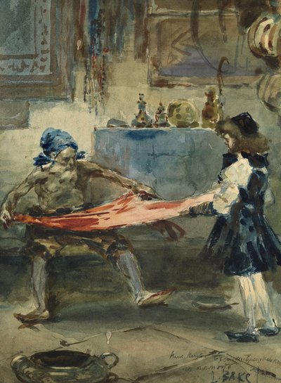 オリエンタルシーン 作： Leon Bakst