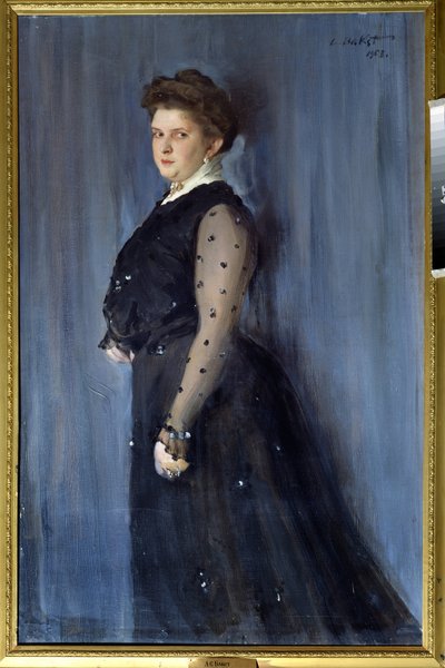 S.P.Wallisonの肖像（Portrait of S.P.Wallison）（油彩・キャンバス 作： Leon Bakst