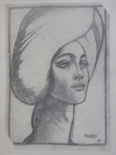 マダム・Tの肖像、1918年 作： Leon Bakst