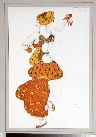 ロシア・バレエ : ミシェル・フォキーン演出「シェヘラザード」オダリスク 作： Leon Bakst