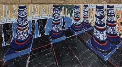 1923年、ジャンラシーヌによるドラマ「フェドラフェードル」の舞台デザイン 作： Leon Bakst