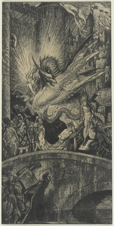舞台セットのための習作 作： Leon Bakst
