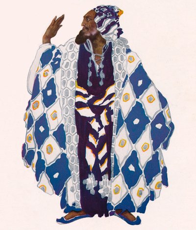 著名なメポタミアン、1922年、1923年 作： Leon Bakst