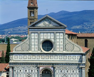 サンタマリアノヴェッラの眺め、1450〜70年頃 作： Leon Battista Alberti