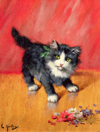 無邪気な表情 作： Leon Charles Huber