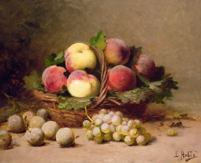 果物の静物 作： Leon Charles Huber
