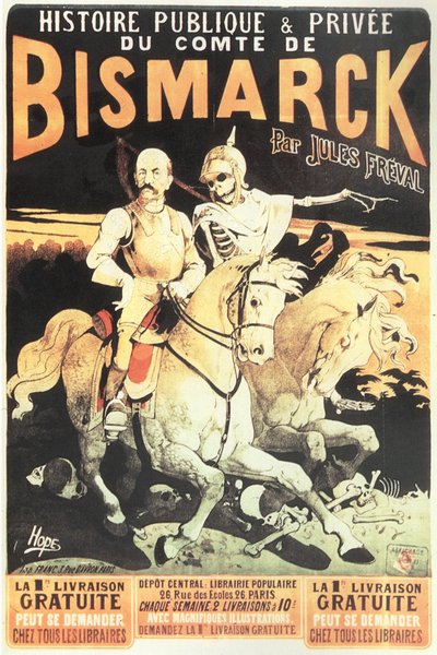ビスマルク伯爵の公私史、1883年 作： Leon Choubrac