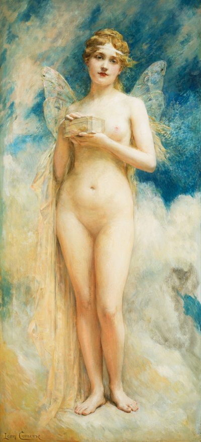 パンドラの箱、 作： Leon Francois Comerre