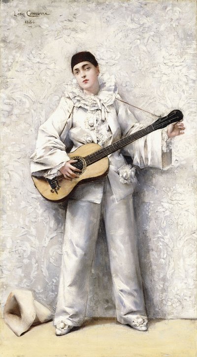 ピエロ、1886 作： Leon Francois Comerre