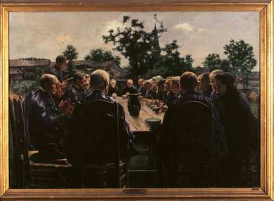 葬儀の食事 作： Leon Henri Marie Frederic