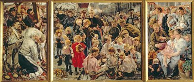 働く男性の三世、1895 作： Leon Henri Marie Frederic