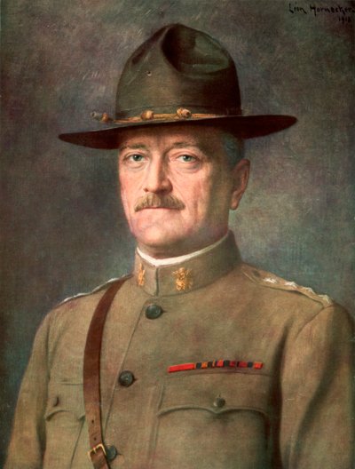 ジョン・ジョセフ・"ブラック・ジャック"・パーシング（アメリカの将軍、1926年）。 作： Leon Hornecker
