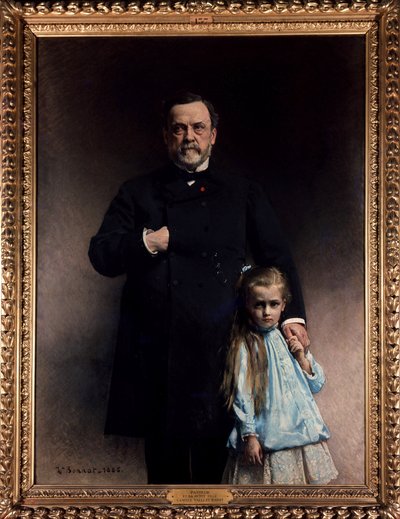 ルイ・パスツールと孫娘カミーユ・ヴァレリー・ラドー - ボナ作 作： Leon Joseph Florentin Bonnat