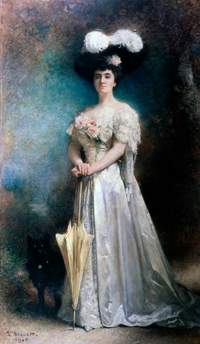マダムパスカル、1905 作： Leon Joseph Florentin Bonnat