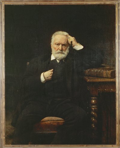 1879年、詩人ヴィクトル・ユーゴー...（キャンバスに描かれた絵） 作： レオン・ジョセフ・フロレンティン・ボナ