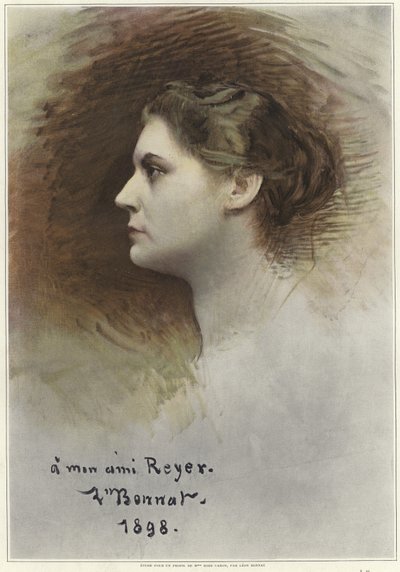 ローズキャロンのプロフィールの研究 作： Leon Joseph Florentin Bonnat
