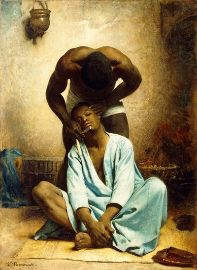 スエズの理髪師、 作： Leon Joseph Florentin Bonnat
