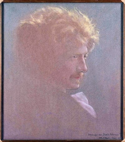 イグナシー・ヤン・パデレフスキ（1860-1941）の肖像（Hommage au Grand Polonais）』par Kaufmann, Leon (1872-1933).油彩・キャンバス 作： Leon Kamir Kaufman