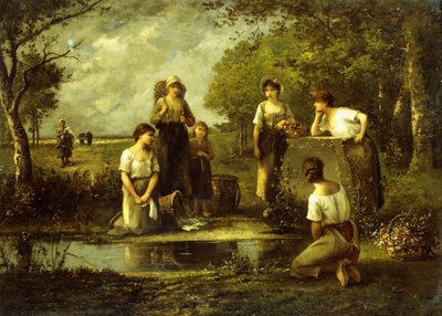Laundresses、 作： Leon Richet
