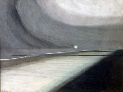 Ranta Moonlightissa, merimaisema valolla 作： Leon Spilliaert