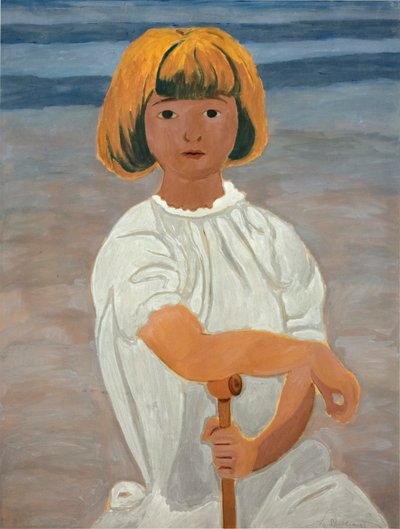 ガール オン ザ ビーチ 作： Leon Spilliaert