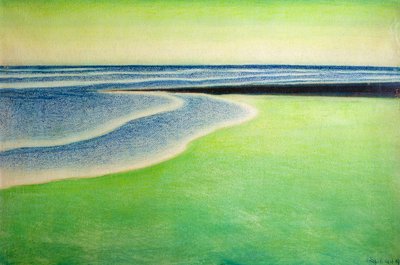 グリーンシースケープ 作： Leon Spilliaert