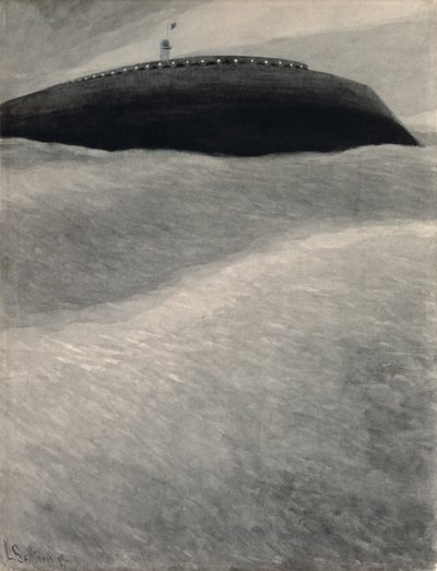 灯台、オーステンデ 作： Leon Spilliaert