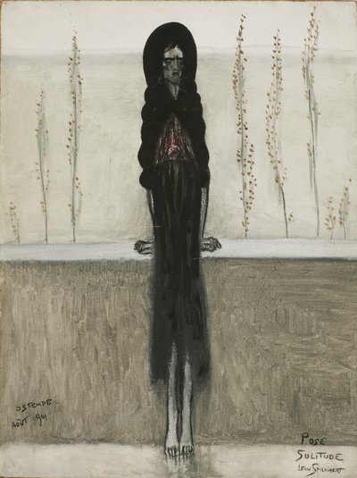 ポージング, 孤独 作： Leon Spilliaert
