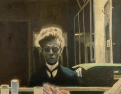 自画像 作： Leon Spilliaert
