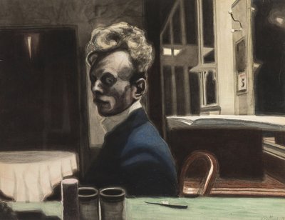 自画像 作： Leon Spilliaert