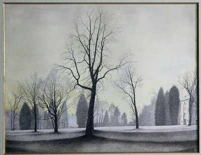 公園、木 作： Leon Spilliaert